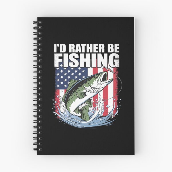 Item preview, I'd Rather Be Fishing Fish Fan Fisherman Humor Bass Fishing  designed and sold by MarryIsMonth.