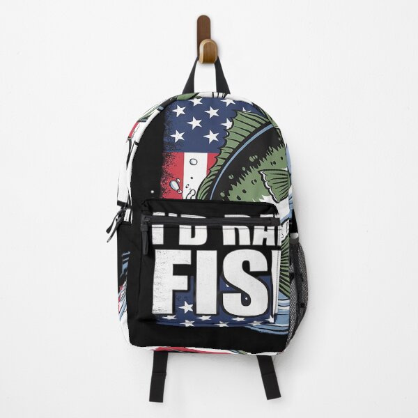 Item preview, I'd Rather Be Fishing Fish Fan Fisherman Humor Bass Fishing  designed and sold by MarryIsMonth.