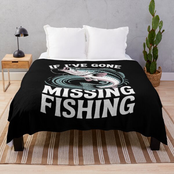 Item preview, If I've Gone Missing I've Gone Fishing - Fish Angling designed and sold by FadeOfThrone.