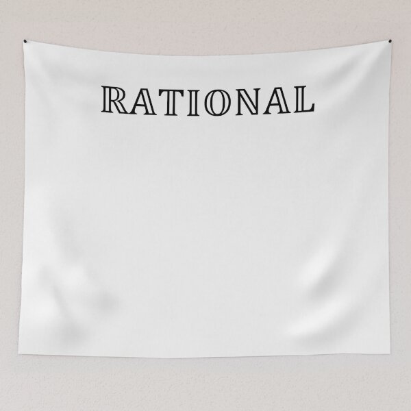 Item preview, Funny Nerdy Rational Math Teacher Black Text designed and sold by MathWare MathClips.