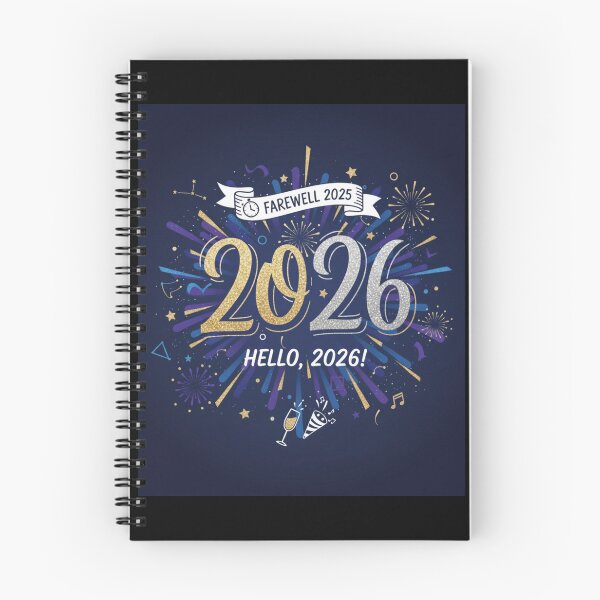 Item preview, Festive Hello 2026 - Fireworks Celebration New Year's Eve designed and sold by HelloWoord.