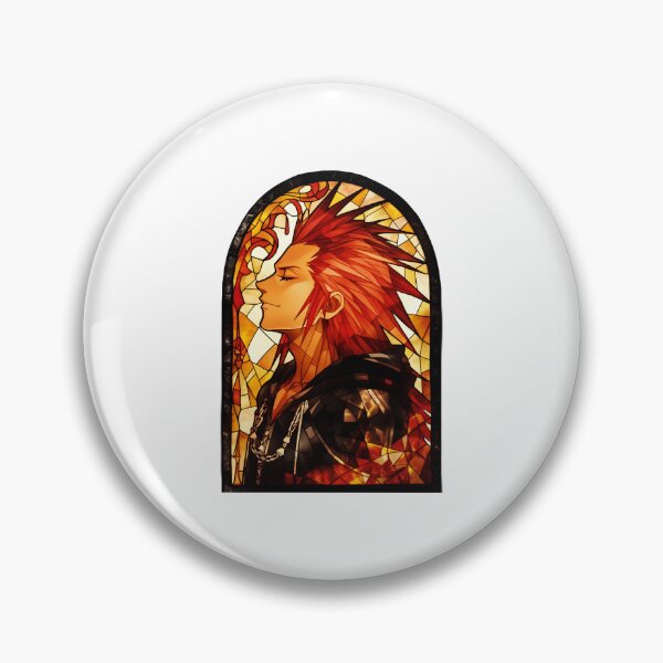 Item preview, Stained Glass Axel - Kingdom Hearts  designed and sold by oellbaeim.