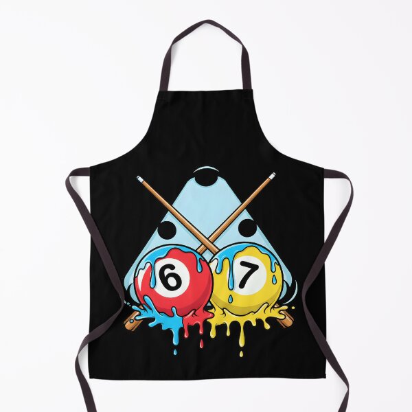 Item preview, Billiard Balls 6 and 7 Ice Cream Drip 67 Pool Player Slime designed and sold by DrawHandArt.