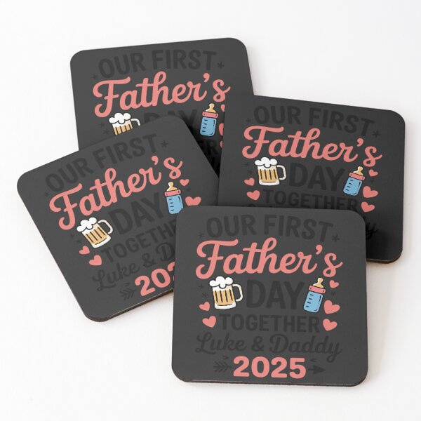 Item preview, Our First Father's Day designed and sold by trinfhri.