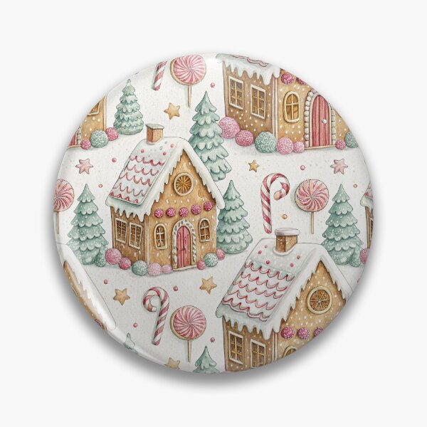 Item preview, Cute watercolor gingerbread house designed and sold by Merrylands Artshop.