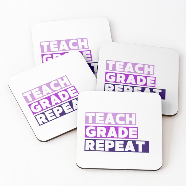 Item preview, Teach Grade Repeat - Funny Teacher Life Quote designed and sold by Haevora.
