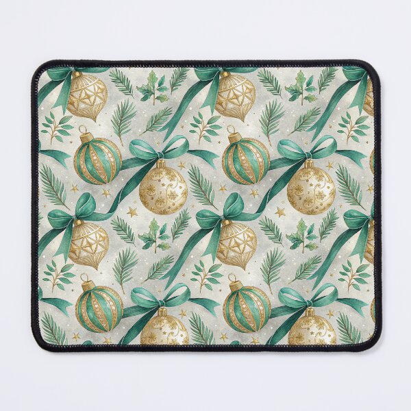 Item preview, Luxurious Christmas design with gold ornaments designed and sold by Merrylands Artshop.