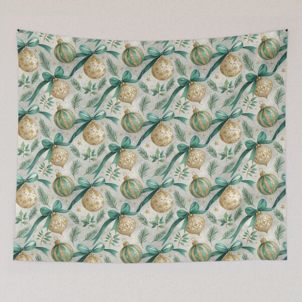 Item preview, Luxurious Christmas design with gold ornaments designed and sold by Merrylands Artshop.