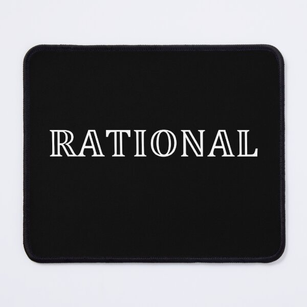 Item preview, Funny Nerdy Rational Math Teacher White Text designed and sold by MathWare MathClips.