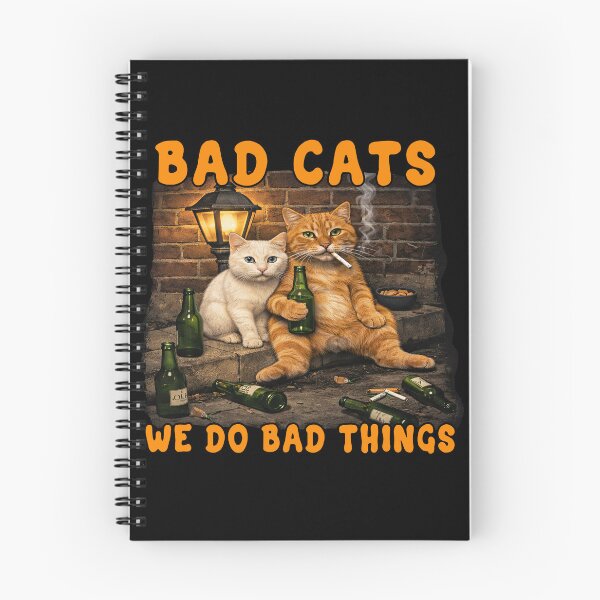 Item preview, Bad Cats We Do Bad Things Funny Drinking designed and sold by TeeARTHY.