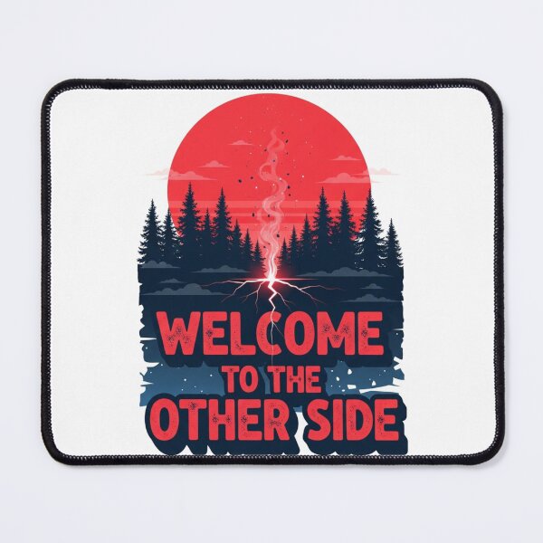 Item preview, Other Side Neon Forest 80s Horror Retro Moon Silhouette designed and sold by INNER WINNER YOU.