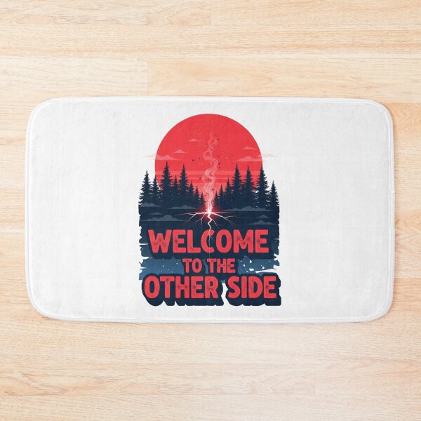Item preview, Other Side Neon Forest 80s Horror Retro Moon Silhouette designed and sold by INNER WINNER YOU.