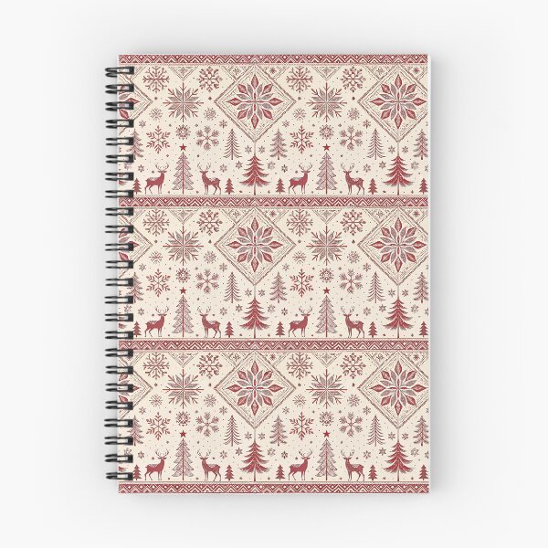 Item preview, Scandinavian Christmas pattern designed and sold by Merrylands Artshop.