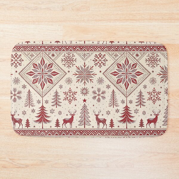 Item preview, Scandinavian Christmas pattern designed and sold by Merrylands Artshop.