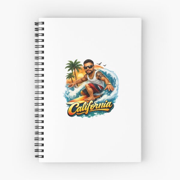 Item preview, Surfing at sunset in California designed and sold by Taoufik79-shop.