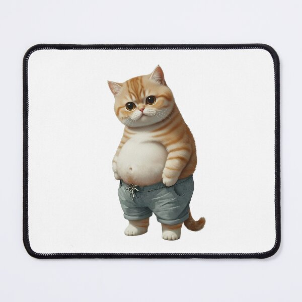 Item preview, Funny Chubby Cat designed and sold by TeeARTHY.