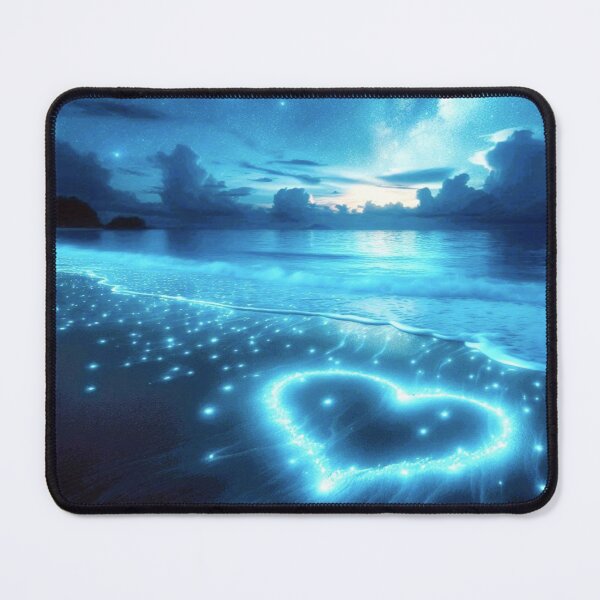 Item preview, Romantic Heart ~ Bioluminescence on the beach designed and sold by Angelstkw.