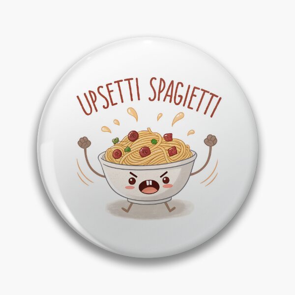 Item preview, Upsetti Spaghetti Kawaii Meme | Cute Angry Pasta Cartoon Design designed and sold by VividOrganica.