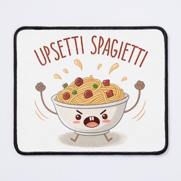 Item preview, Upsetti Spaghetti Kawaii Meme | Cute Angry Pasta Cartoon Design designed and sold by VividOrganica.