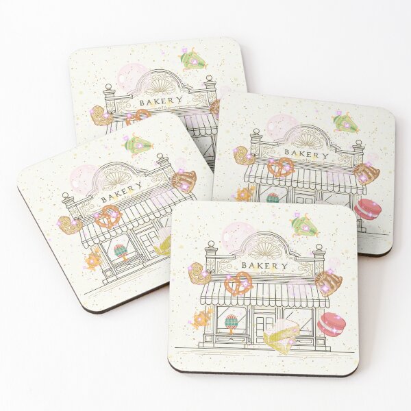 Item preview, Magical Bakery Illustration – Dreamy Cake Shop with Floating Desserts designed and sold by Sugar Wisdom .
