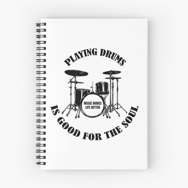 Item preview, "Drum Therapy – Good for the Soul Tee" designed and sold by oldrockerdudes.