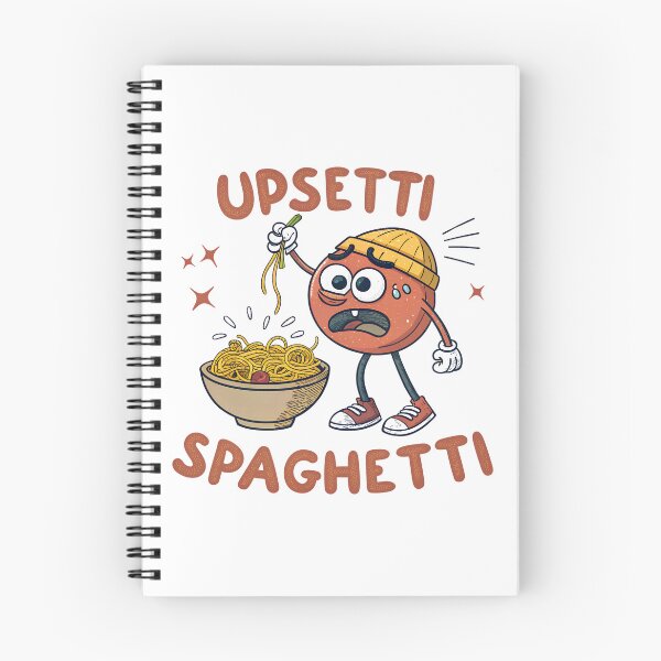 Item preview, Upsetti Spaghetti Funny Meme Cartoon | Sad Spaghetti Noodles Humor Design designed and sold by VividOrganica.