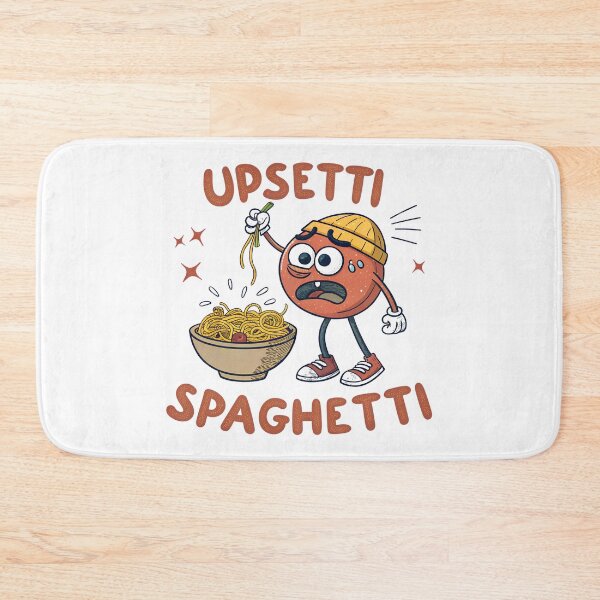 Item preview, Upsetti Spaghetti Funny Meme Cartoon | Sad Spaghetti Noodles Humor Design designed and sold by VividOrganica.