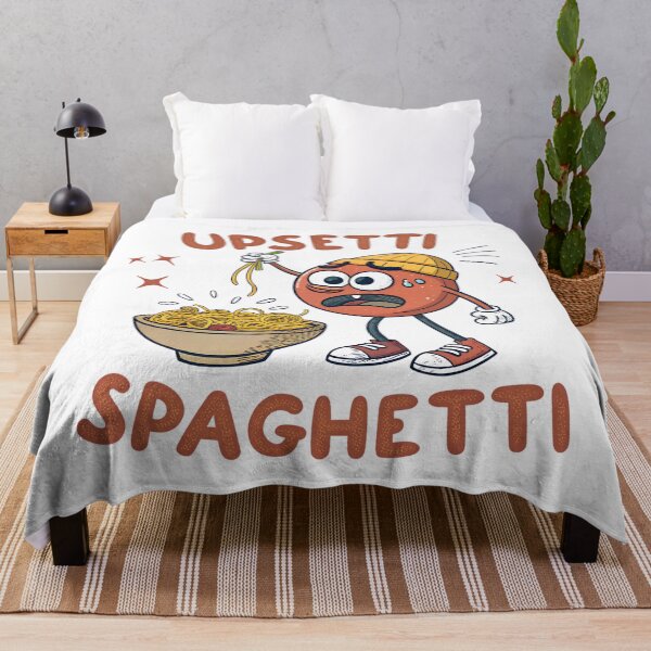 Item preview, Upsetti Spaghetti Funny Meme Cartoon | Sad Spaghetti Noodles Humor Design designed and sold by VividOrganica.