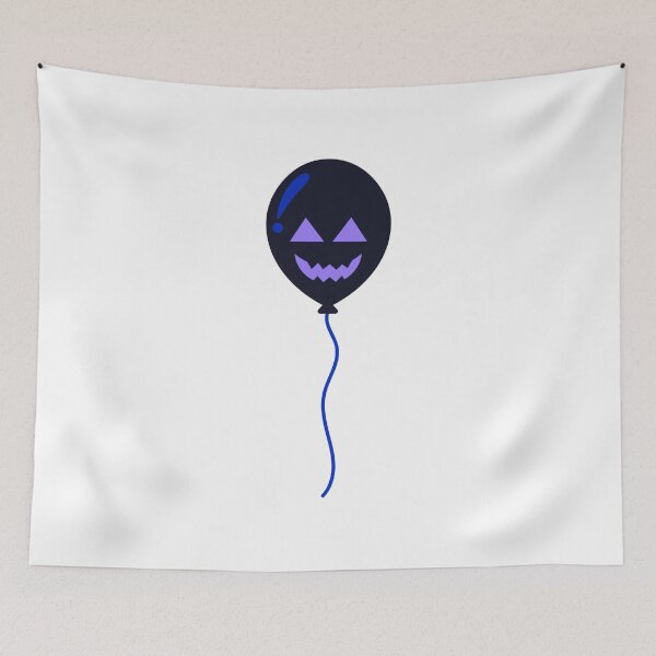 Item preview, Spooky Jack O Lantern Balloon – Minimal Halloween Vector Art designed and sold by Horrify.