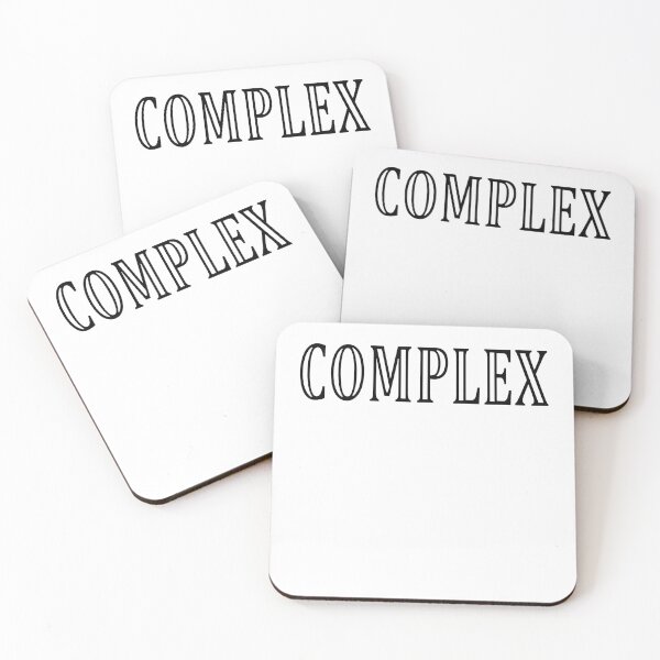 Item preview, Funny Nerdy Complex Math Teacher Black Text designed and sold by MathWare MathClips.