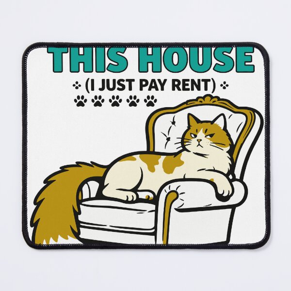 Item preview, My Cat Runs This House I Just Pay Rent designed and sold by Dxvect.