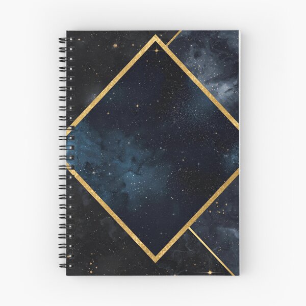 Item preview, Celestial Gold Diamond Navy Galaxy Night Sky designed and sold by LakLuxe studio .
