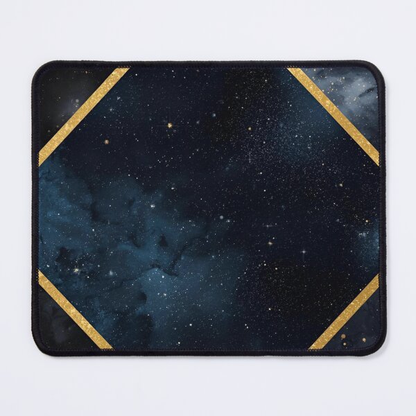 Item preview, Celestial Gold Diamond Navy Galaxy Night Sky designed and sold by LakLuxe studio .