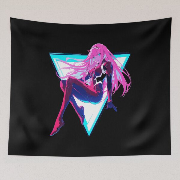 Item preview, Zero Two Darling In The Franxx Pink Hair Blue Eyes Anime Fan  designed and sold by cathnbeltrane.
