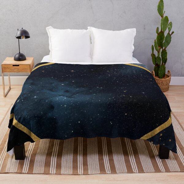 Item preview, Celestial Gold Diamond Navy Galaxy Night Sky designed and sold by LakLuxe studio .