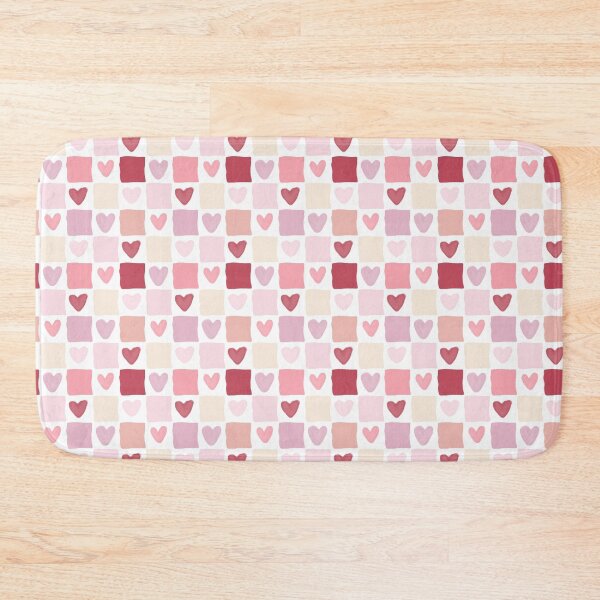 Item preview, Candy Pink Gingham Hearts designed and sold by SilRoma.