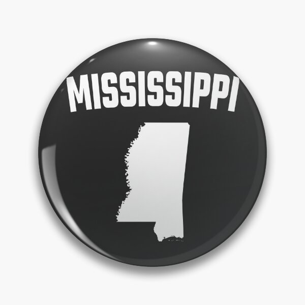Item preview, Mississippi State Pride - Classic White Silhouette Map designed and sold by mashmosh.