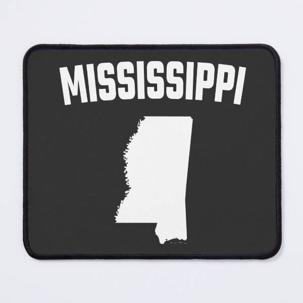 Item preview, Mississippi State Pride - Classic White Silhouette Map designed and sold by mashmosh.