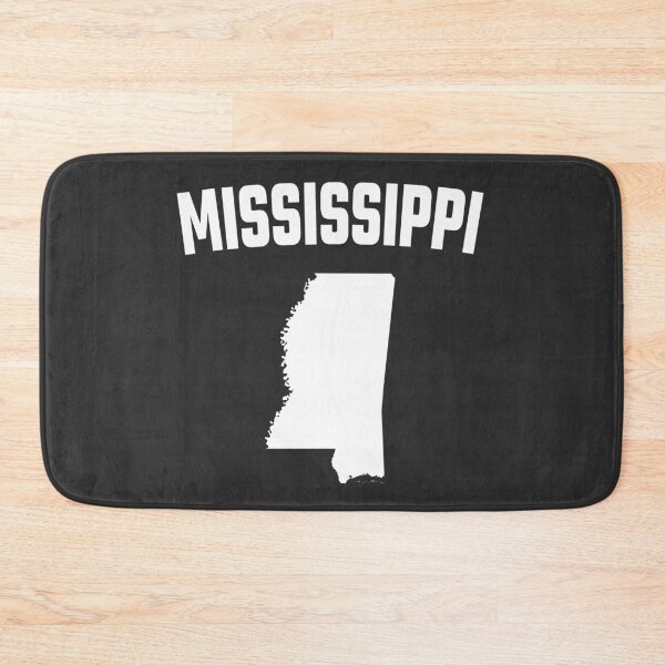 Item preview, Mississippi State Pride - Classic White Silhouette Map designed and sold by mashmosh.