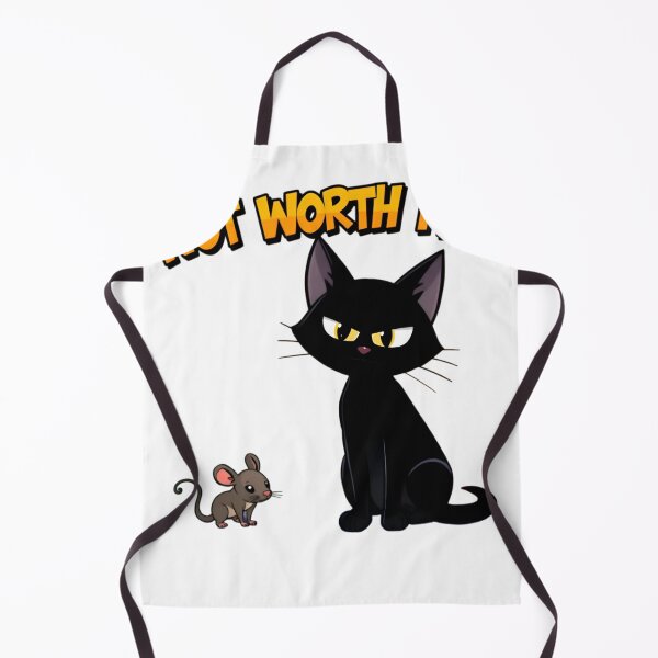 Item preview, Grumpy Black Cat Not Worth It designed and sold by LowBattery Social Club.