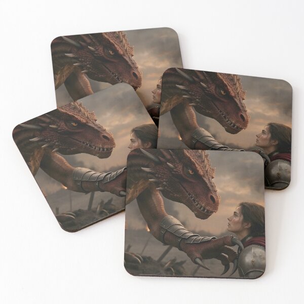 Item preview, Dragon's offers condolences to female knight designed and sold by adriansmith31.