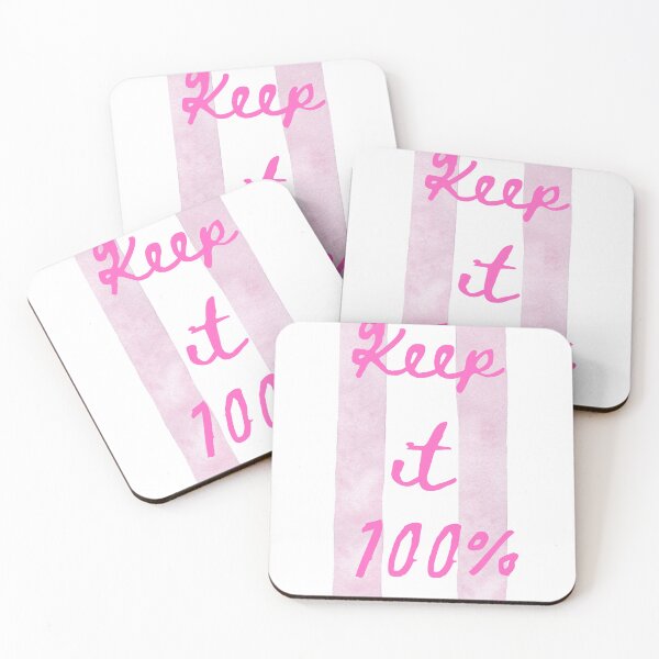 Item preview, KEEP IT 100 – Bold Minimal Text Poster designed and sold by ISLASOLANA .