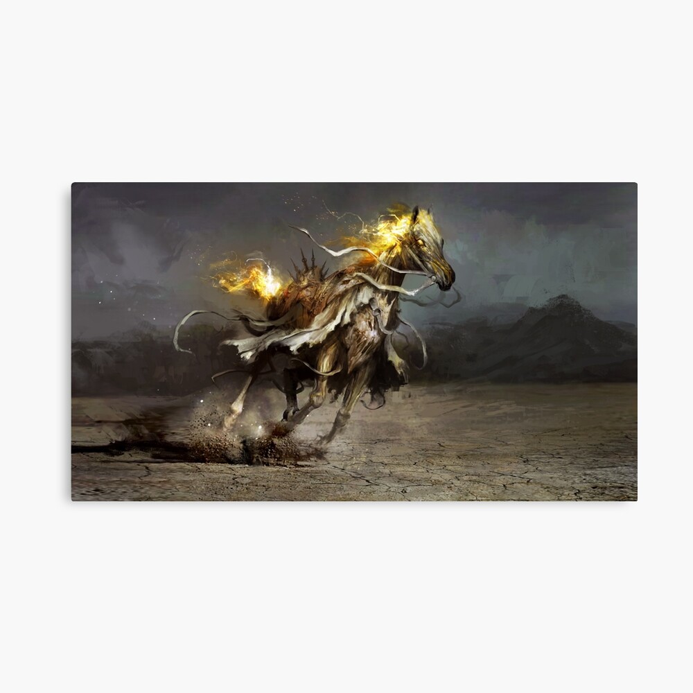 Glory, the White Horse Canvas Print