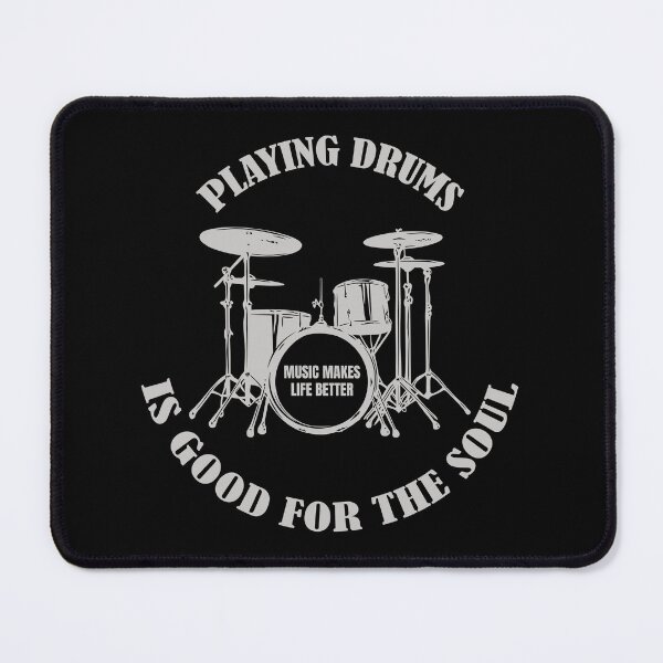 Item preview, "Drum Therapy – Good for the Soul Tee" designed and sold by oldrockerdudes.