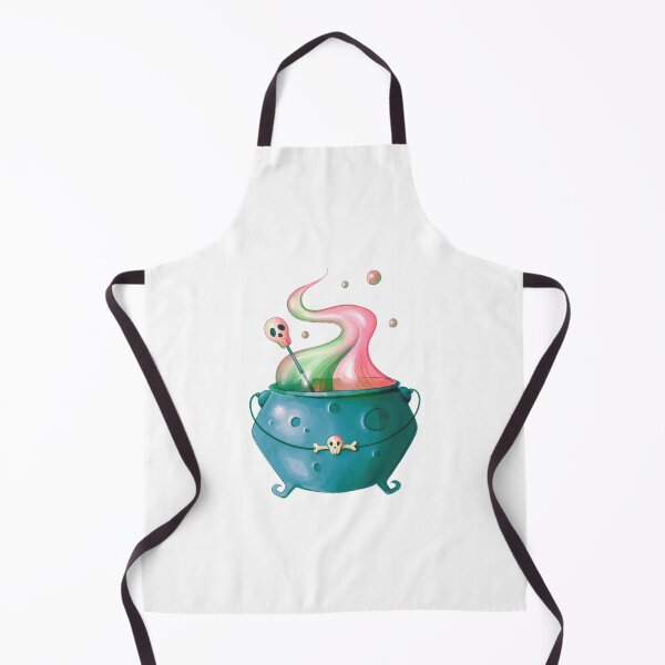 Item preview, Magic Potion Cauldron – Whimsical Spooky Witch Illustration designed and sold by Horrify.