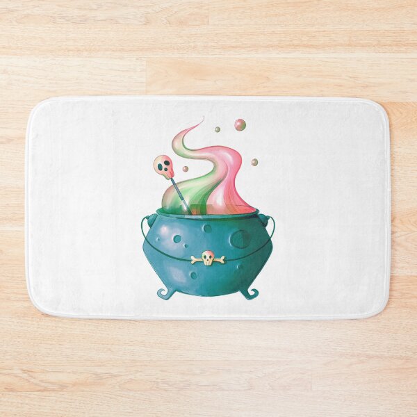 Item preview, Magic Potion Cauldron – Whimsical Spooky Witch Illustration designed and sold by Horrify.
