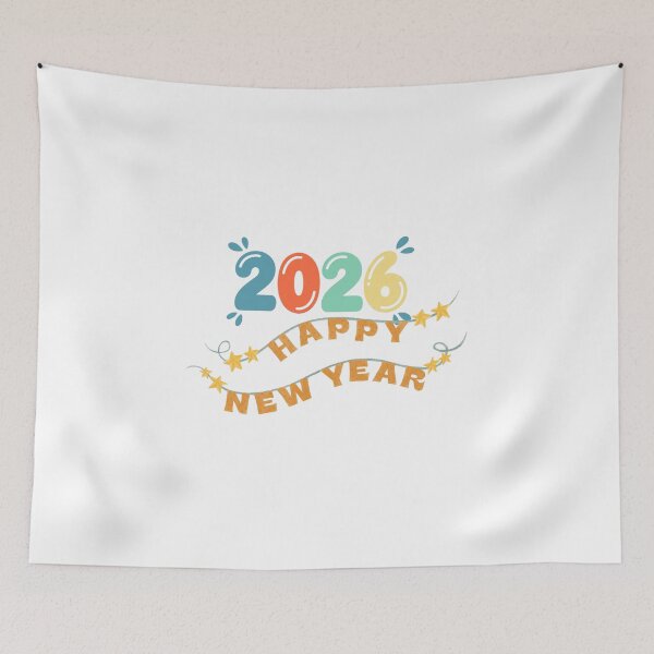 Item preview, 2026 Happy New Year – Cute Colorful Celebration Design designed and sold by GOTCHO1.