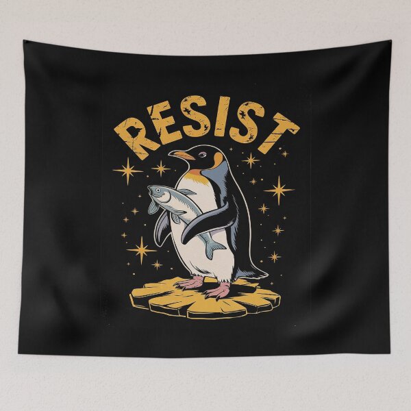Item preview, Resist Penguin Activism  designed and sold by AquaKiev.