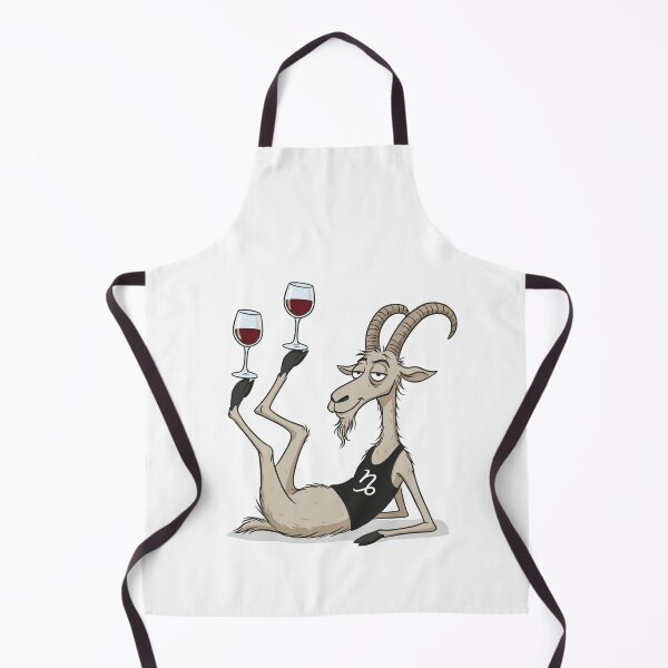 Item preview, Capricorn Yoga #2 – Reclining Pose with Wine Glasses designed and sold by D - Magic.