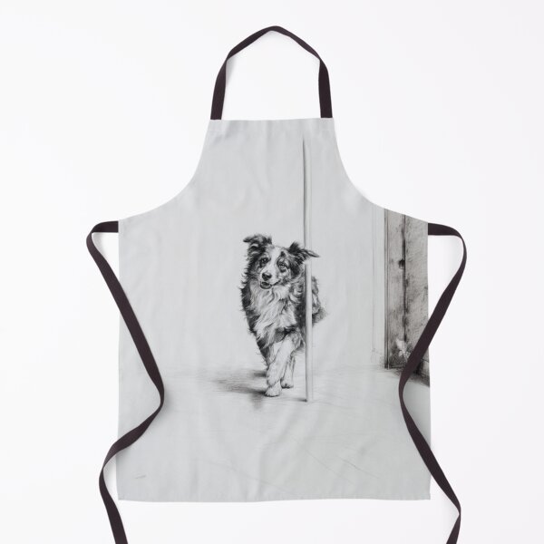 Item preview, A lively Australian Shepherd dog weaving through an agility course, Dogs in Motion designed and sold by CDC40.
